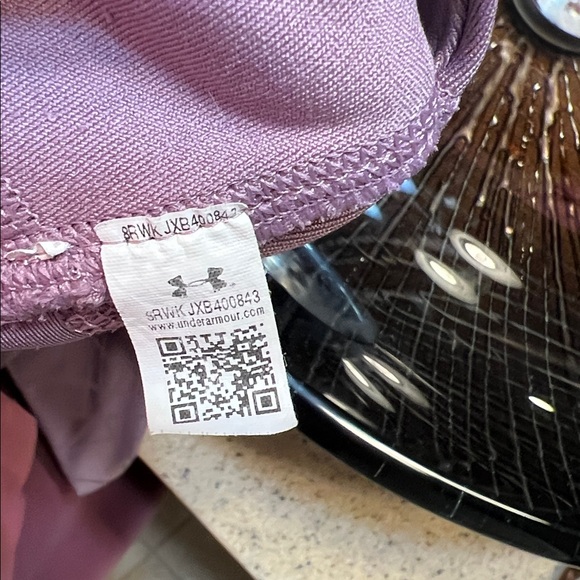 Under Armour Women's Dark Lavender Leggings - Picture 6 of 7